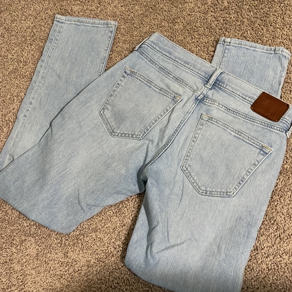 Abercrombie & Fitch Langdon Slim light wash stretch jeans 28x32 - Picture 5 of 6